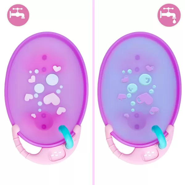 Cry Babies Newborn My First Bath Zoe  Interactive Baby Doll Bathtub Set with 20 Baby Sounds Girls ampamp Kids Age 18M and Up