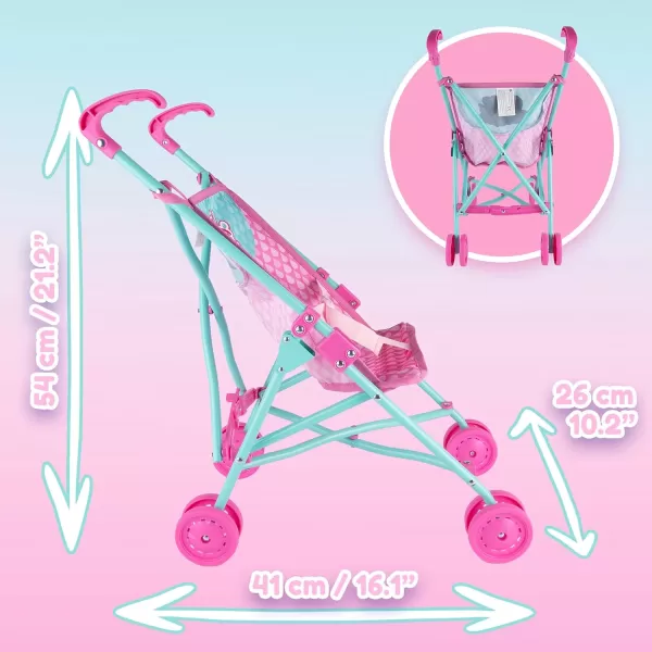 Cry Babies Baby Doll StrollerPinkCry Babies Baby Doll StrollerPink