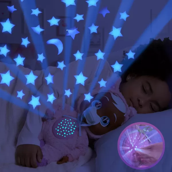 Cry Babies Goodnight Starry Sky Emmy  12 Bedtime Baby Doll  Plays 5 Lullabies and Night Light Projection MulticolorEmmy