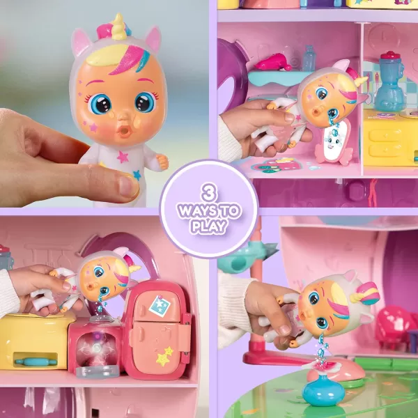 Cry Babies Magic Tears Dreamys Mega House  3 Stories 25 Accessories Exclusive Doll Lights and SoundsCry Babies Magic Tears Dreamys Mega House  3 Stories 25 Accessories Exclusive Doll Lights and Sounds