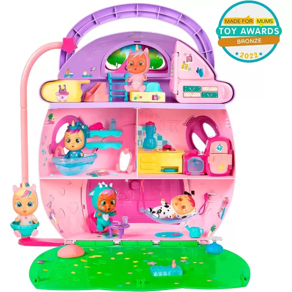 Cry Babies Magic Tears Dreamys Mega House  3 Stories 25 Accessories Exclusive Doll Lights and SoundsCry Babies Magic Tears Dreamys Mega House  3 Stories 25 Accessories Exclusive Doll Lights and Sounds