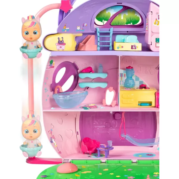 Cry Babies Magic Tears Dreamys Mega House  3 Stories 25 Accessories Exclusive Doll Lights and SoundsCry Babies Magic Tears Dreamys Mega House  3 Stories 25 Accessories Exclusive Doll Lights and Sounds