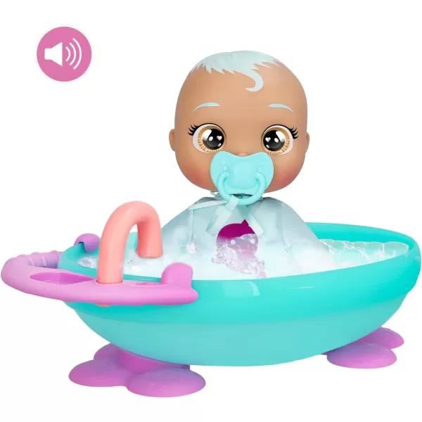 Cry Babies Newborn My First Bath Zoe  Interactive Baby Doll Bathtub Set with 20 Baby Sounds Girls  Kids Age 18M and UpDana