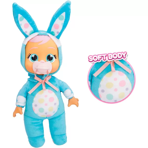 Cry Babies Tiny Cuddles Bunnies Lola  9 inch Baby Doll Cries Real Tears Pink Bunny Themed PajamasBrooks