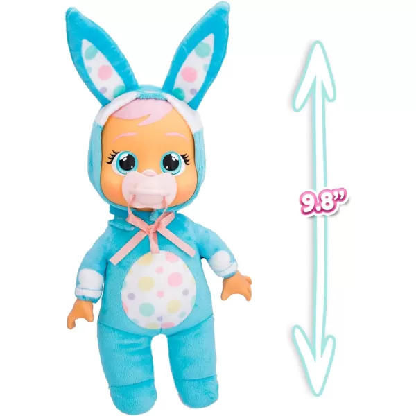 Cry Babies Tiny Cuddles Bunnies Lola  9 inch Baby Doll Cries Real Tears Pink Bunny Themed PajamasBrooks