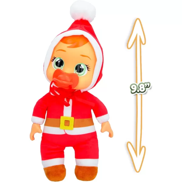 Cry Babies Tiny Cuddles Christmas Claus  9 Baby Dolls Cries Real Tears Santa Themed PajamasCry Babies Tiny Cuddles Christmas Claus  9 Baby Dolls Cries Real Tears Santa Themed Pajamas