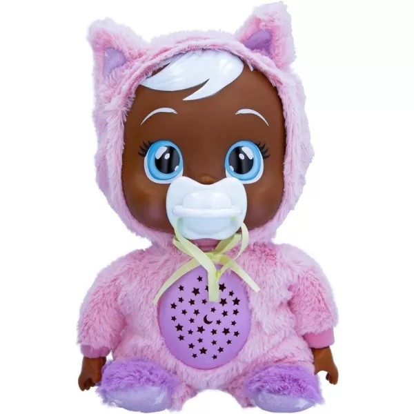 Cry Babies Goodnight Starry Sky Emmy  12 Bedtime Baby Doll  Plays 5 Lullabies and Night Light Projection MulticolorEmmy