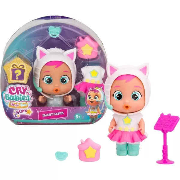 Cry Babies Magic Tears Talent Babies Stella  6 Surprises Accessories Great Gift for Kids Ages 3Daisy