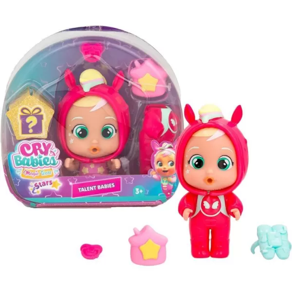 Cry Babies Magic Tears Talent Babies Stella  6 Surprises Accessories Great Gift for Kids Ages 3Hannah