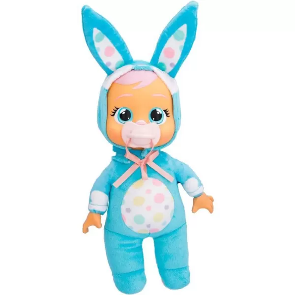 Cry Babies Tiny Cuddles Bunnies Lola  9 inch Baby Doll Cries Real Tears Pink Bunny Themed PajamasBrooks