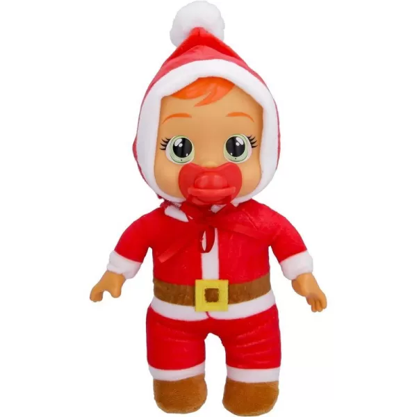 Cry Babies Tiny Cuddles Christmas Claus  9 Baby Dolls Cries Real Tears Santa Themed PajamasCry Babies Tiny Cuddles Christmas Claus  9 Baby Dolls Cries Real Tears Santa Themed Pajamas