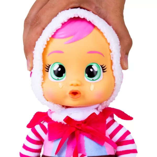 Cry Babies Tiny Cuddles Christmas Holly  9 Baby Dolls Cries Real Tears White Snowman Themed PajamasPixy