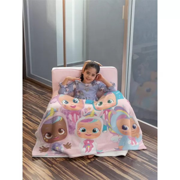 INTIMO Cry Babies Dolls Super Soft and Cuddly Plush Fleece Throw BlanketINTIMO Cry Babies Dolls Super Soft and Cuddly Plush Fleece Throw Blanket