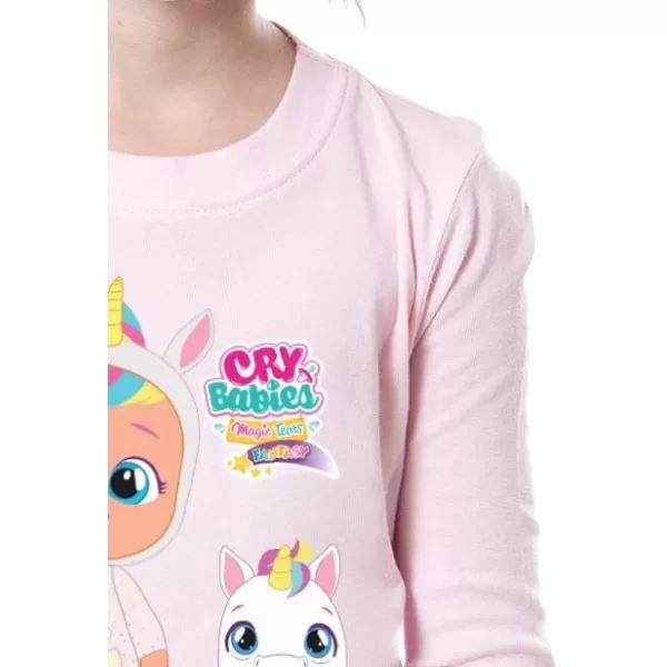 INTIMO Cry Babies Magic Tears Girls Child Characters Show Unicorn Sleep Pajama SetPink