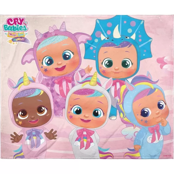 INTIMO Cry Babies Dolls Super Soft and Cuddly Plush Fleece Throw BlanketINTIMO Cry Babies Dolls Super Soft and Cuddly Plush Fleece Throw Blanket