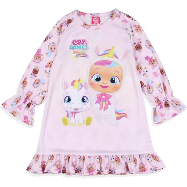 INTIMO Cry Babies Magic Tears Girls Show Unicorn Sleep Pajama Dress NightgownINTIMO Cry Babies Magic Tears Girls Show Unicorn Sleep Pajama Dress Nightgown