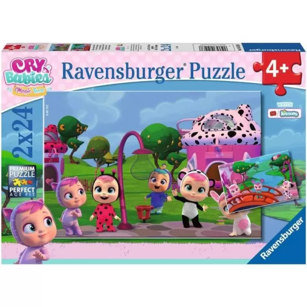 Ravensburger 5103 Cry Babies Puzzle 2 x 24 Pieces for Children 4 Years Old MulticolouredRavensburger 5103 Cry Babies Puzzle 2 x 24 Pieces for Children 4 Years Old Multicoloured