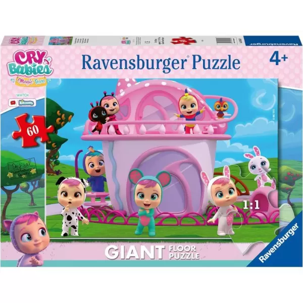 Ravensburger Puzzle  Cry Babies 60 Giant 03056 9Ravensburger Puzzle  Cry Babies 60 Giant 03056 9