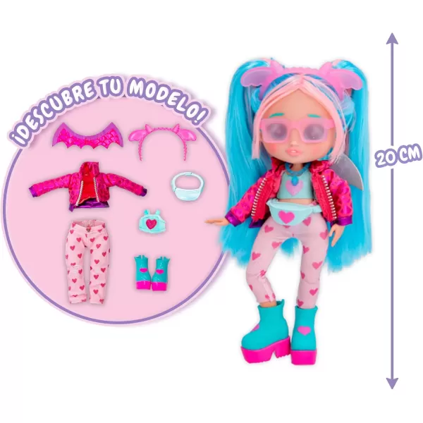 Cry Babies BFF Bruny Fashion Doll with 9 Surprises Including Outfit and Accessories for Fashion Toy Girls and Boys Ages 4 and Up 78 Inch Doll Multicolor