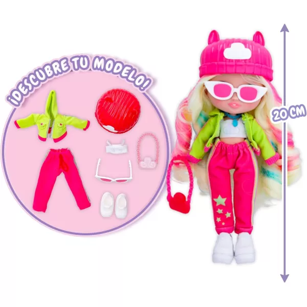 Cry Babies BFF Hannah Fashion Doll with 9 Surprises Including Outfit and Accessories for Fashion Toy Girls and Boys Ages 4 and Up 78 Inch Doll Multicolor