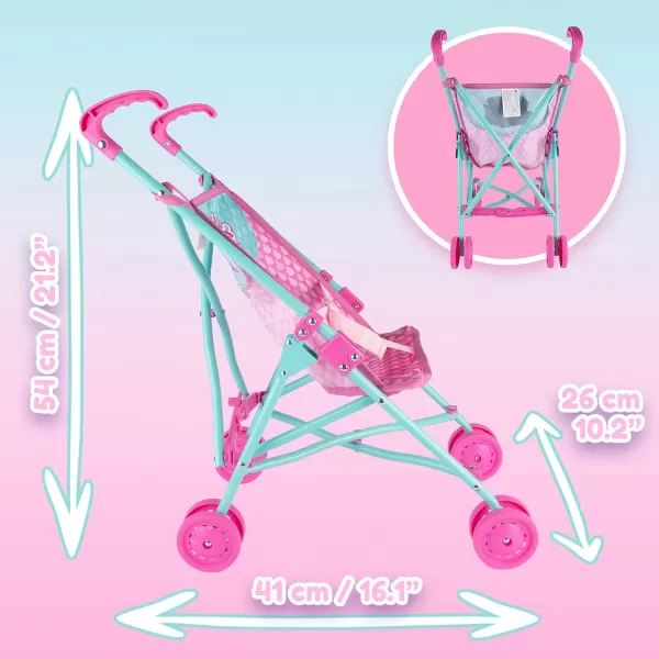 Cry Babies Baby Doll StrollerPink