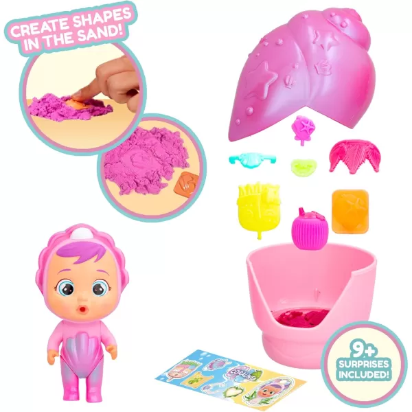 imageCry Babies Magic Tears Tropical World  Shiny Shells Series  9 Surprises Accessories Surprise Doll  Great Gift for Kids Ages 3