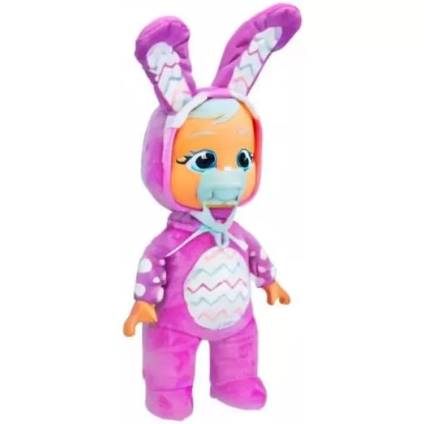 imageCry Babies Tiny Cuddles Bunnies Sally  9 inch Baby Doll Cries Real Tears Yellow Bunny Themed PajamasLily