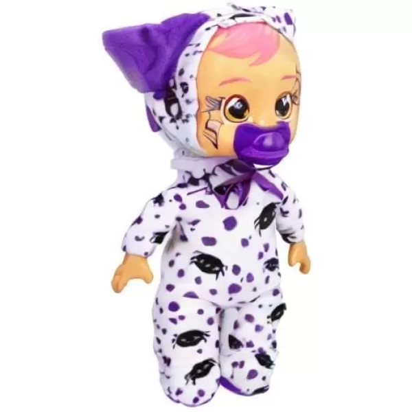 imageCry Babies Tiny Cuddles Halloween Agatha  9quot Baby Dolls Cries Real Tears Pink and Purple Witch Themed PajamasDotty