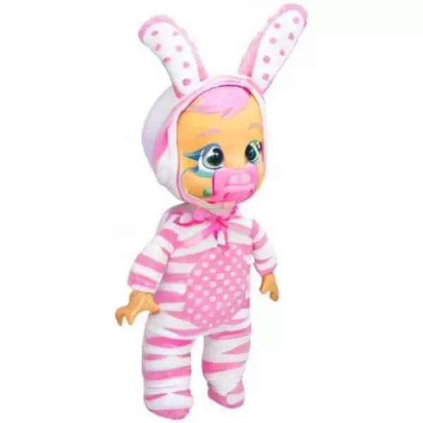 imageCry Babies Tiny Cuddles Halloween Katie  9quot Baby Dolls Cries Real Tears Purple and Pink Cat Themed PajamasConey