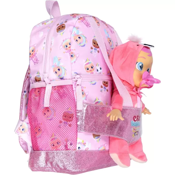 imageINTIMO Cry Babies Magic Tears Characters Baby Doll Carrier Dual Compartment Backpack