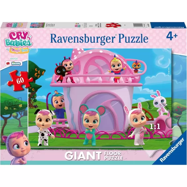 imageRavensburger Puzzle  Cry Babies 60 Giant 03056 9