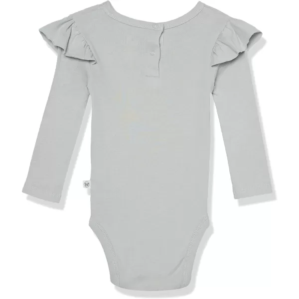 HonestBaby Fashion Outfit Sets Tops and Bottoms 100 Organic Cotton for Baby and Toddler GirlsGrey