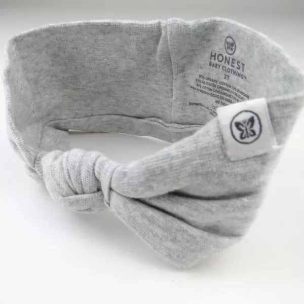 HonestBaby Fashion Outfit Sets Tops and Bottoms 100 Organic Cotton for Baby and Toddler GirlsLight Gray Heather
