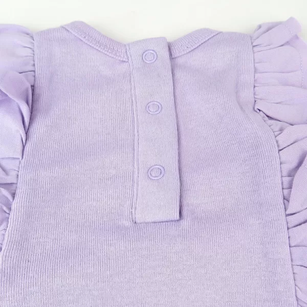 HonestBaby Fashion Outfit Sets Tops and Bottoms 100 Organic Cotton for Baby and Toddler GirlsPurple Plaid