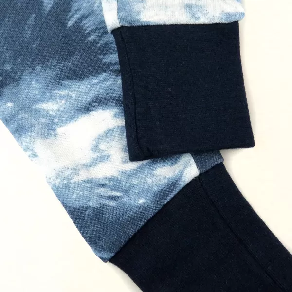HonestBaby Multipack 2Piece Pajamas Sleepwear PJs 100 Organic Cotton for Infant Baby and Toddler Boys UnisexJurassic Turtle Indigo