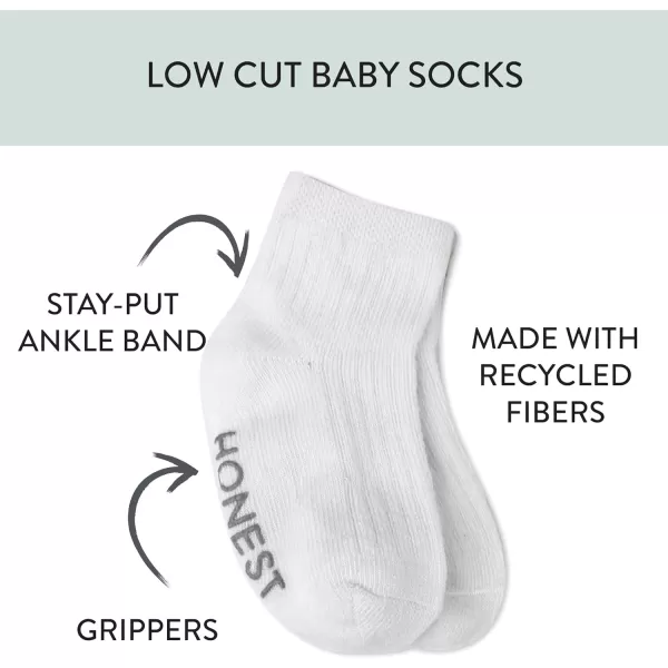 HonestBaby Multipack Cozy Socks Sustainably Made for Infant Baby Toddler Kids Boys Girls Unisex Men and Women5pack Gray Ombre