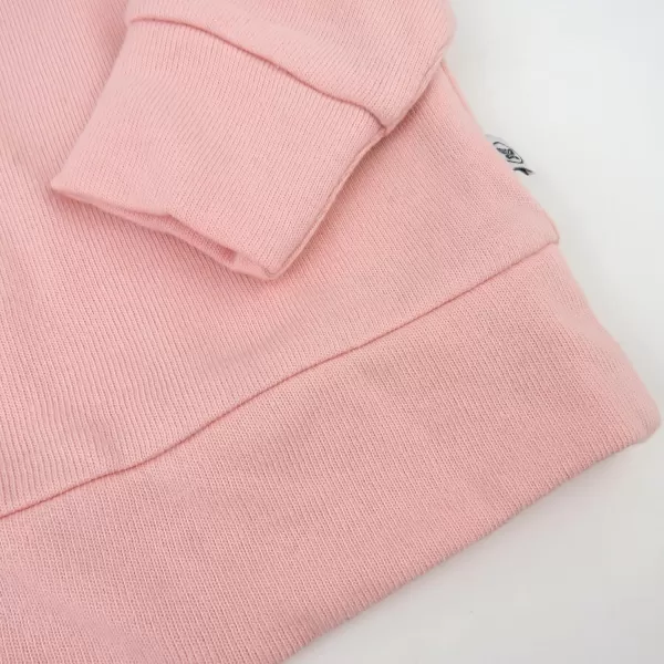 HonestBaby Multipack Pullover Hoodie Sweatshirt Jogger Sweatpant Sets Organic Cotton Baby Toddler Boys Girls UnisexPink Hoodie