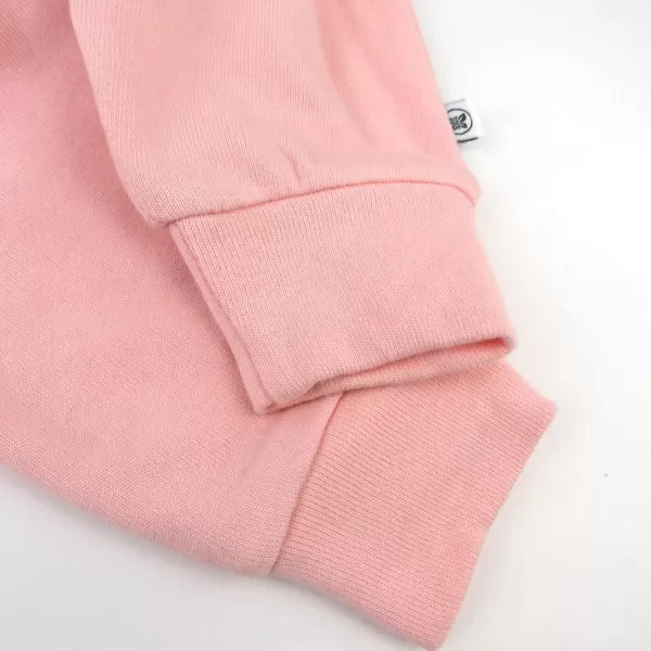 HonestBaby Multipack Pullover Hoodie Sweatshirt Jogger Sweatpant Sets Organic Cotton Baby Toddler Boys Girls UnisexPink Sweatpant
