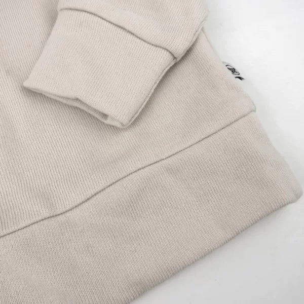 HonestBaby Multipack Pullover Hoodie Sweatshirt Jogger Sweatpant Sets Organic Cotton Baby Toddler Boys Girls UnisexTan Hoodie