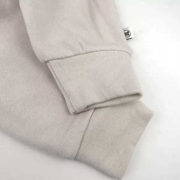 HonestBaby Multipack Pullover Hoodie Sweatshirt Jogger Sweatpant Sets Organic Cotton Baby Toddler Boys Girls UnisexTan Sweatpant