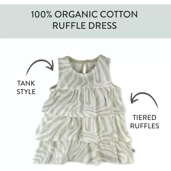 HonestBaby Multipack Short Romper Sets and Dresses 100 Organic Cotton for Infant Baby and Toddler Boys Girls UnisexLight Zanzibar Zebra