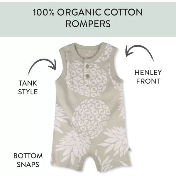 HonestBaby Multipack Short Romper Sets and Dresses 100 Organic Cotton for Infant Baby and Toddler Boys Girls UnisexPink Hoodie