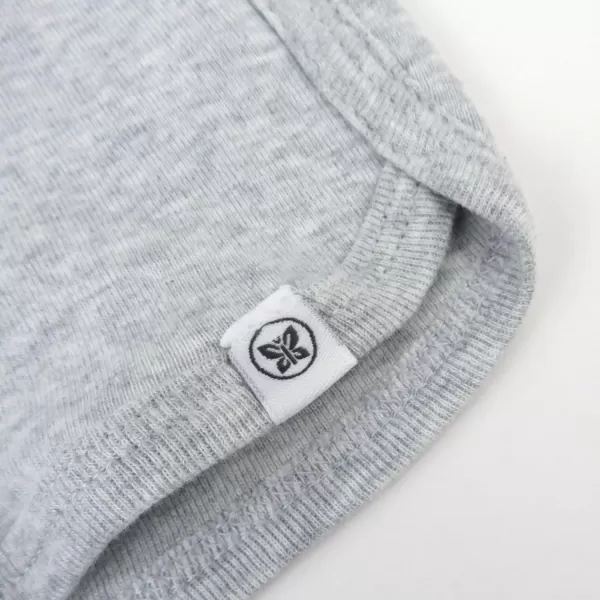 HonestBaby Multipack Shorts 100 Organic Cotton for Infant Baby and Toddler Boys Girls UnisexNavyGray