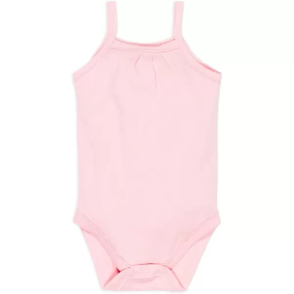 HonestBaby Multipack Sleeveless and Cami Bodysuits OnePiece 100 Organic Cotton for Infant Baby Boys Girls UnisexPink Ombre  Cami