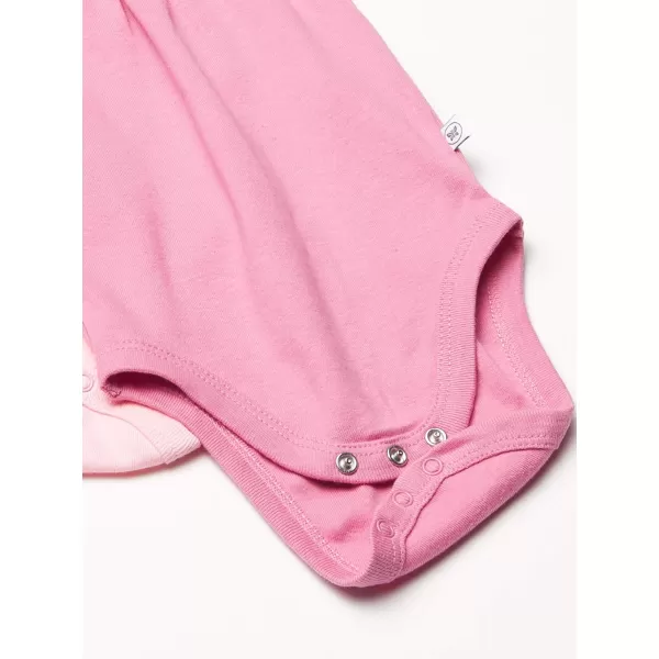 HonestBaby Multipack Sleeveless and Cami Bodysuits OnePiece 100 Organic Cotton for Infant Baby Boys Girls UnisexPink Ombre  Cami