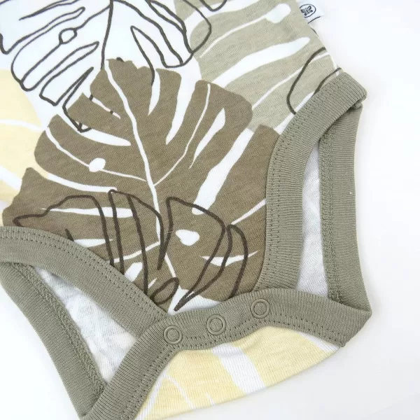 HonestBaby Multipack Sleeveless and Cami Bodysuits OnePiece 100 Organic Cotton for Infant Baby Boys Girls UnisexSafari Brown  Bubble