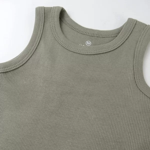 HonestBaby Playwear Outfit Sets Tops and Bottoms 100 Organic Cotton for Baby and Toddler Boys UnisexPineapple Leaf