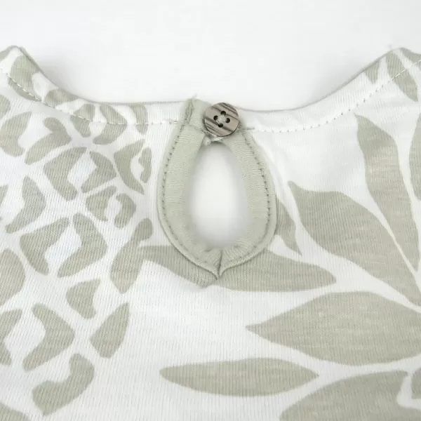 HonestBaby Playwear Outfit Sets Tops and Bottoms 100 Organic Cotton for Baby and Toddler Boys UnisexPineapple Leaf Ivory