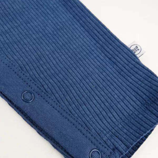 HonestBaby unisexbaby Romper Coverall Sets OnePiece Jumpsuit Organic Cotton for Infant Baby Boys Girls UnisexNavy Blue