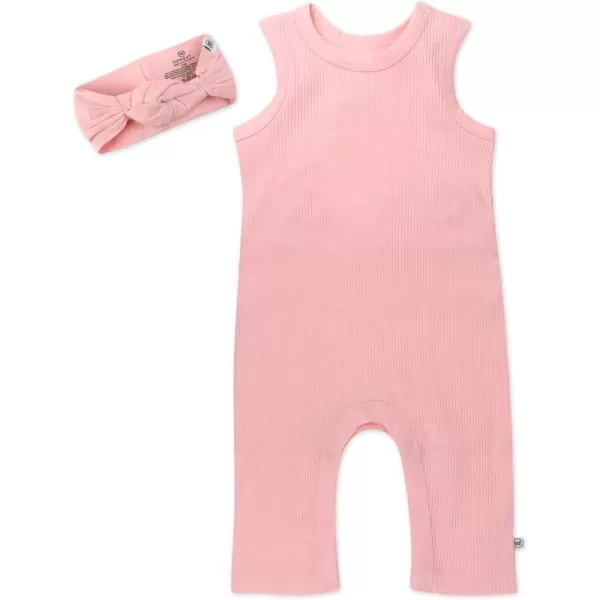 HonestBaby unisexbaby Romper Coverall Sets OnePiece Jumpsuit Organic Cotton for Infant Baby Boys Girls UnisexStrawberry Cream